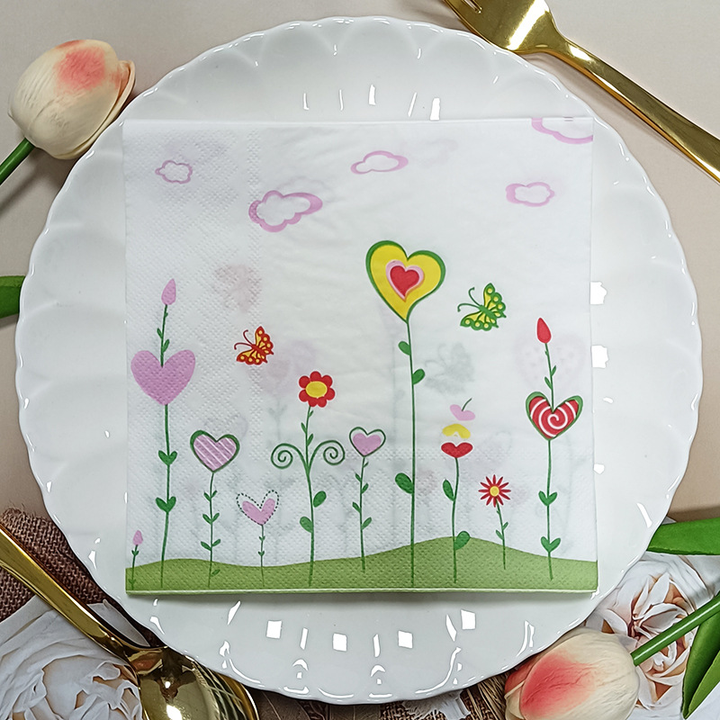Butterfly Bone Bart tissue DIY creative handmade adhesive material Facial tissue party paper is selling well on AliExpress Cross-border