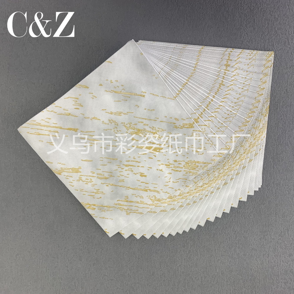 Marble series napkins, tissues, printed napkins, square towels, double-layer tissues, factory direct sales details Picture