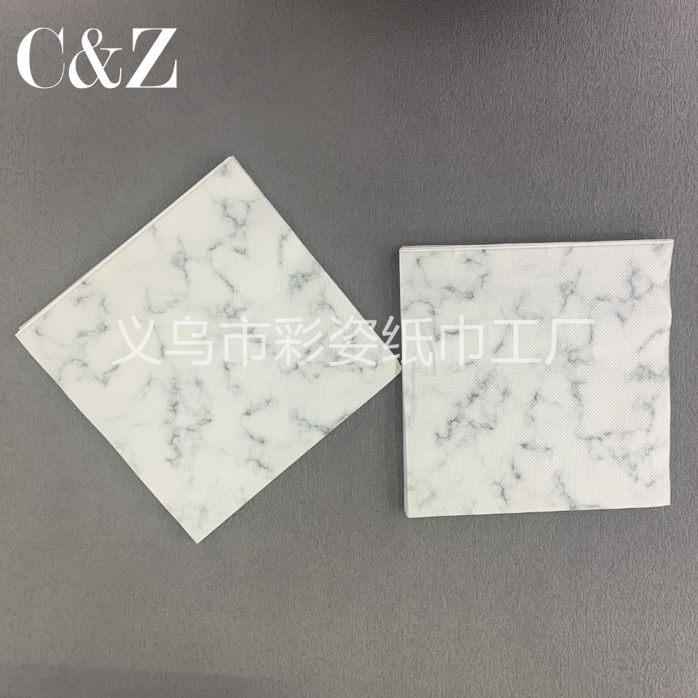 Marble series napkins, tissues, printed napkins, square towels, double-layer tissues, factory direct sales Application Scenario