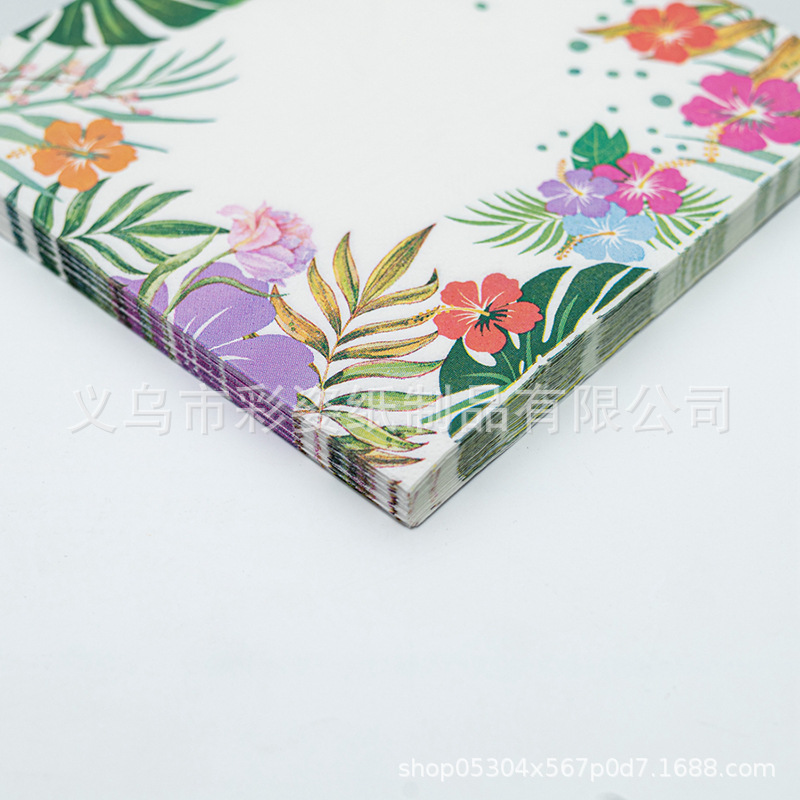 Factory direct sales of new unicorn-printed square towels, festival party tissues and printed napkins in stock Application Scenario