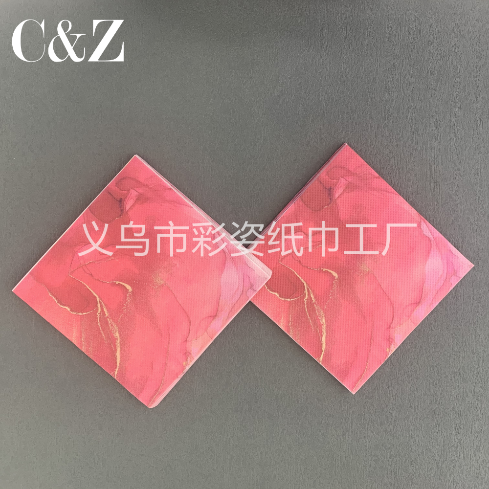 Marble series napkins, tissues, printed napkins, square towels, double-layer tissues, factory direct sales Application Scenario