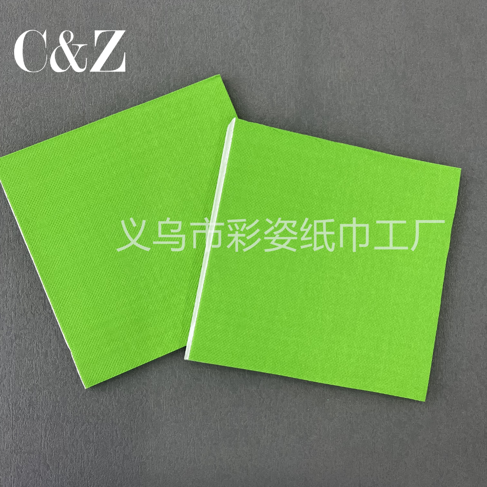 Single-color napkins, handkerchief tissues, facial tissues, 33*33cm, restaurant printed napkins, direct sales from foreign trade factory Item Picture