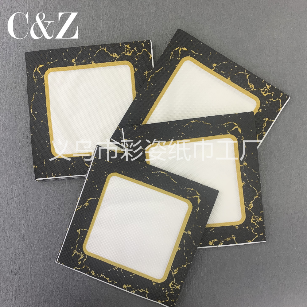 Marble series napkins, tissues, printed napkins, square towels, double-layer tissues, factory direct sales Specification image