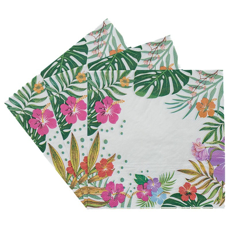 Factory direct sales, cross-border supply, new in-stock printed square hot-selling printed tissues, napkins, creative tissues Application Scenario