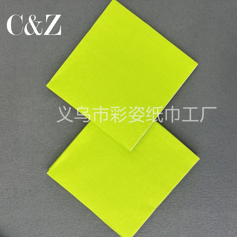 Single-color napkins, handkerchief tissues, facial tissues, 33*33cm, restaurant printed napkins, direct sales from foreign trade factory Item Picture
