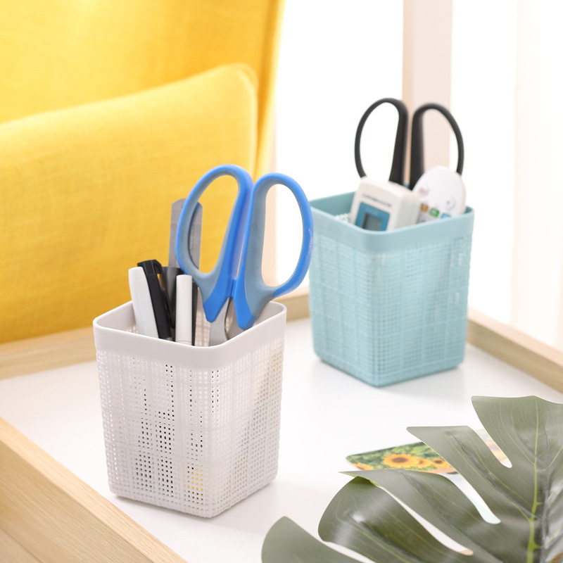 迷你桌面收纳桶 办公室桌面收纳盒 简约现代桌面收纳盒