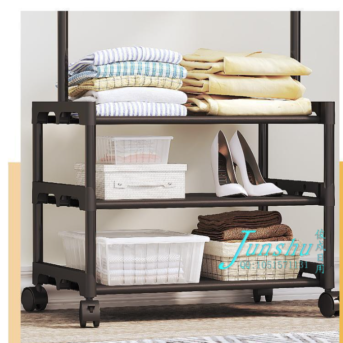 A floor-standing household indoor drying rack, a simple balcony storage rack for drying clothes details Picture