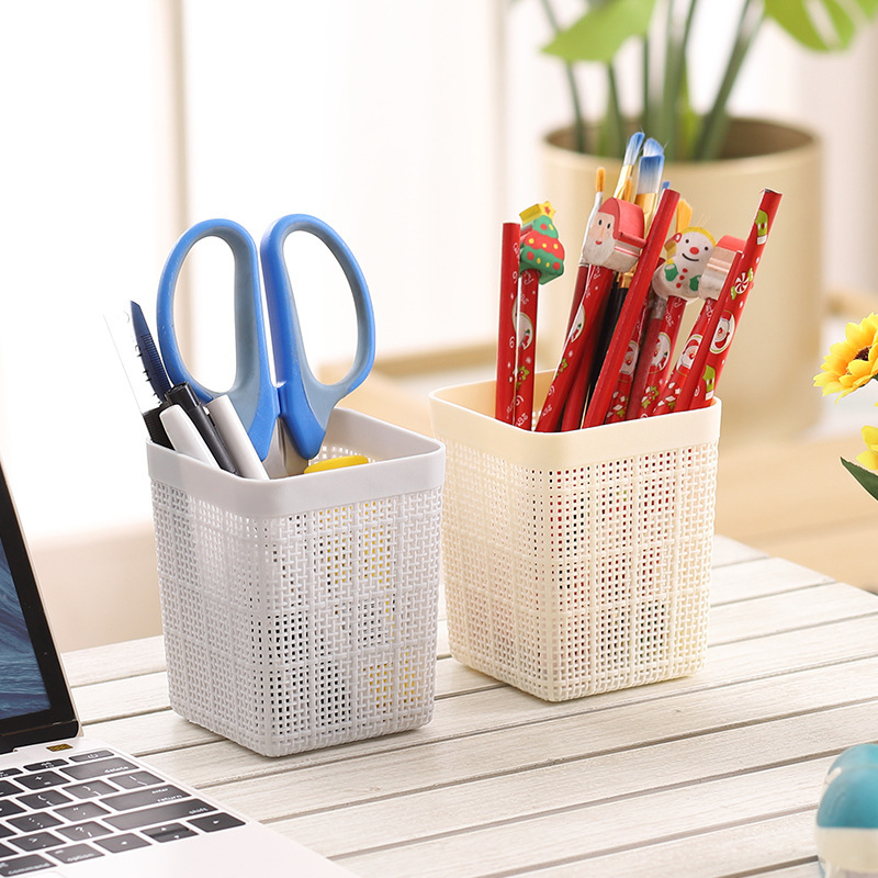 Mini desktop storage bucket, office desktop storage box, simple and modern desktop storage box Specification drawing