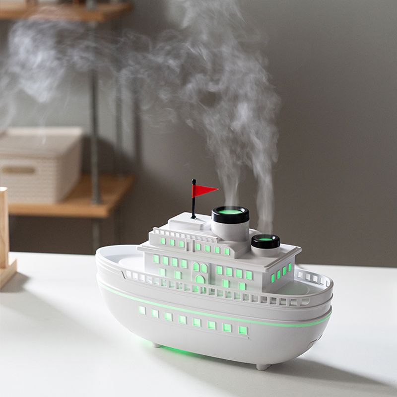 Ship humidifier, household large spray essential oil aroma diffuser, desktop aroma diffuser, ultrasonic double spray 5v aroma diffuser humidifier