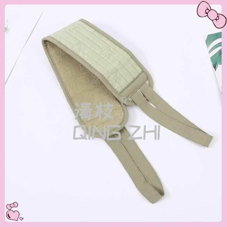【 Qingzhi 】 Macaron-colored bath scrubbing towel, a bathing magic tool. Thickened mud and dirt removal, long back strip, back scrubbing towel details Picture