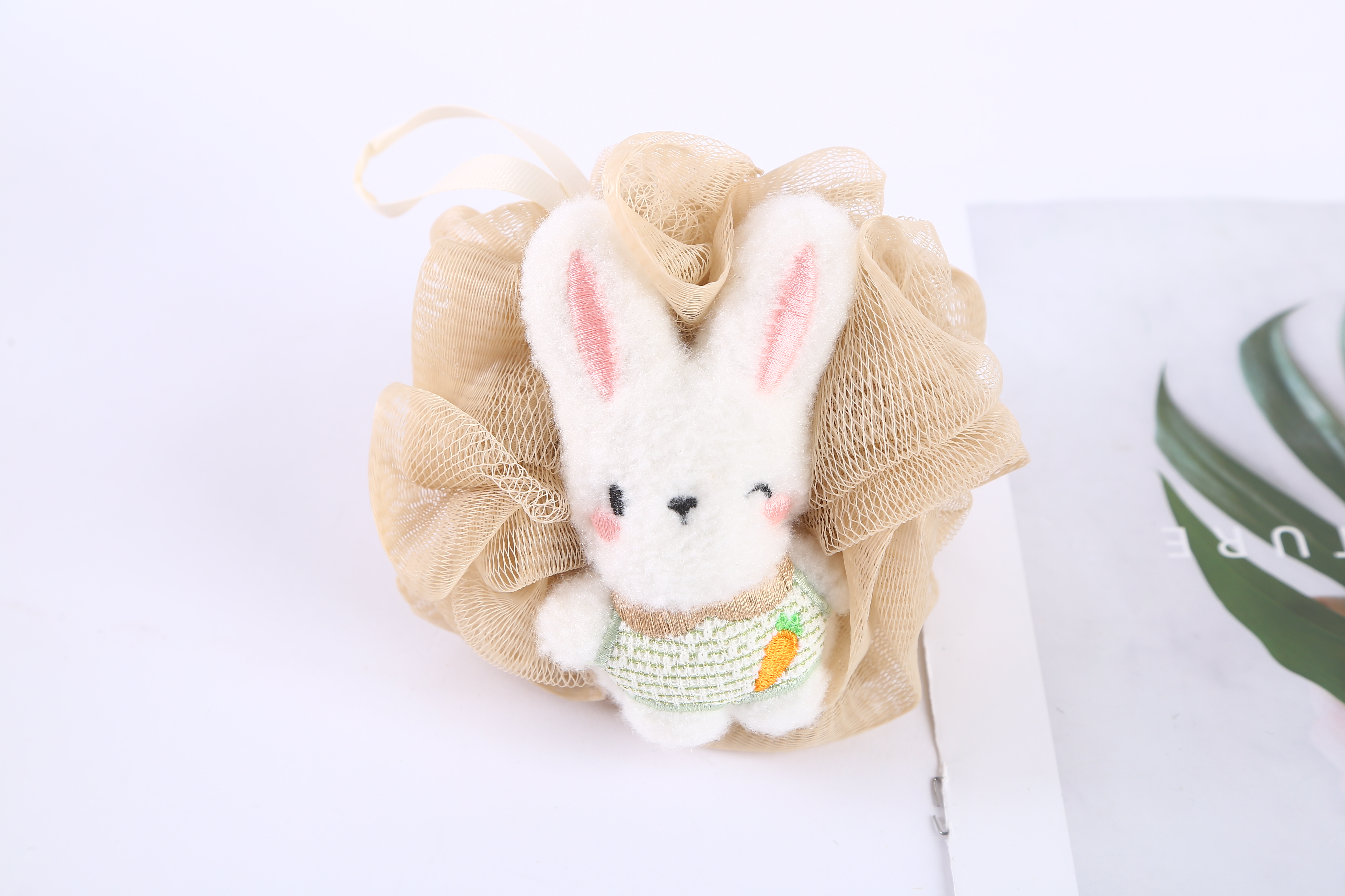【 Qingzhi 】 Little Radish Rabbit Bath Balls, Bath Flowers, Skin Cleansing Factory Direct Sales, Quality guaranteed, Cute bath balls pic 2