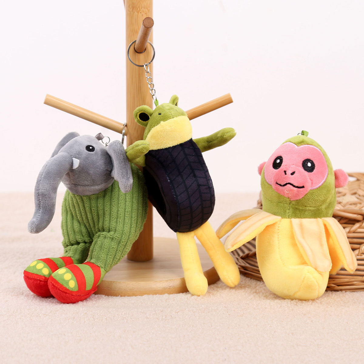 美国山海经跨境新品毛绒玩具木棍人公仔AI玩偶tungtungtungsahur