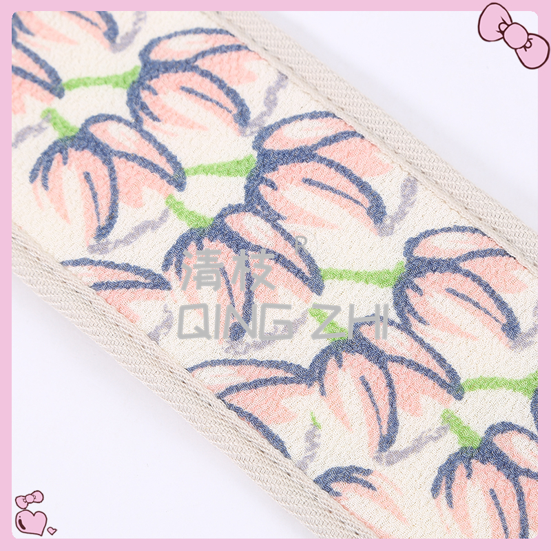 【 Qingzhi 】 Bath towel, a refreshing tulip bathing magic tool. Thickened mud and dirt removal back strip, long back towel pic 10