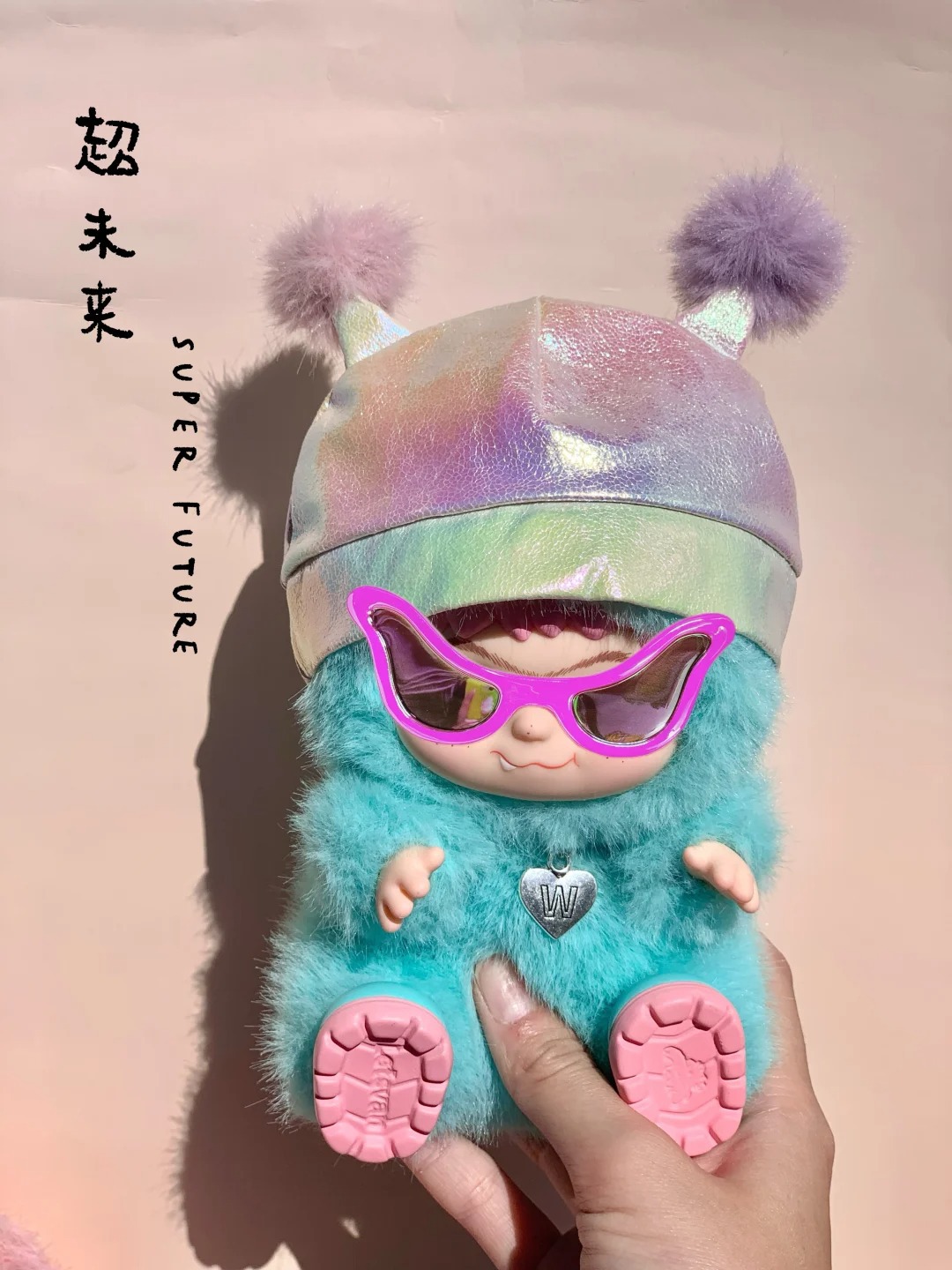 正版WAKUKU毛毛派对系列搪胶手办摆件盲盒毛绒娃娃女生礼物潮玩详情5