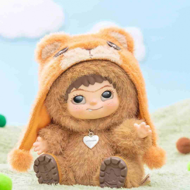 盲盒新款玩偶WAKUKU毛毛潮趣派对系列一代哇库库兔兔毛绒二代娃娃