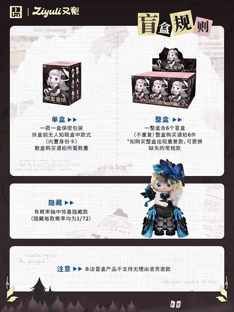 【明星同款】WAKUKU哇库库毛毛潮趣派对系列盲盒手办摆件毛绒礼物详情8