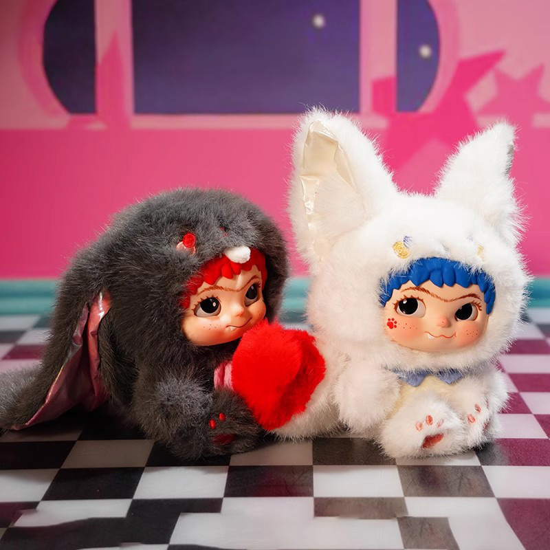 正版WAKUKU哇库库兔兔&狐狐系列盲盒潮玩周边手办桌面摆件批发