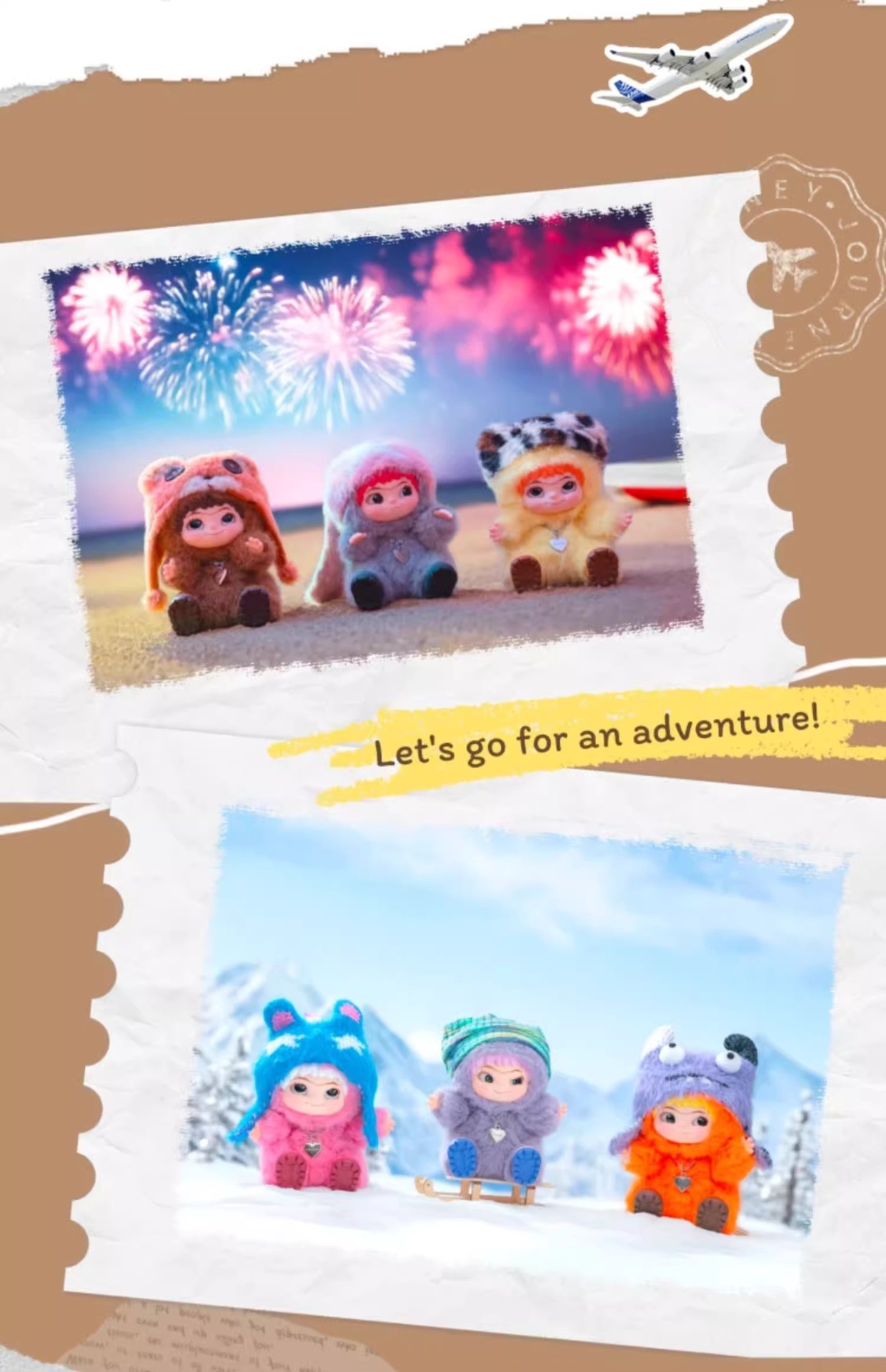 WAKUKU一代哇库库毛毛潮趣派对系列毛绒盲盒可爱动漫手办周边摆件详情3