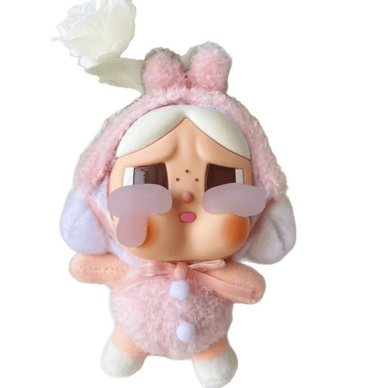 CRYBABY 眼泪工厂系列盲盒搪胶可爱哭娃公仔玩偶毛绒潮流挂件玩具详情5
