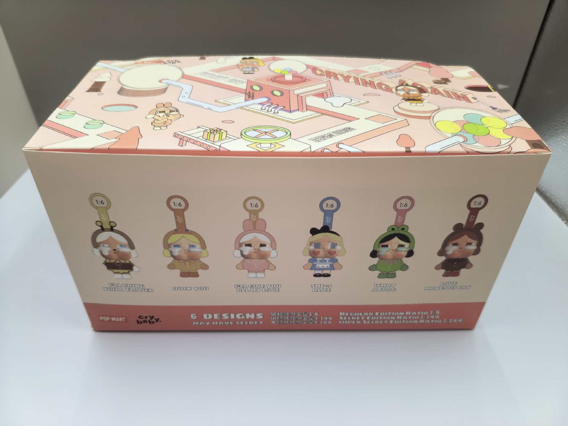 哭娃眼泪系列盲盒搪胶款六个装钥匙扣潮流公仔挂件盲盒详情8