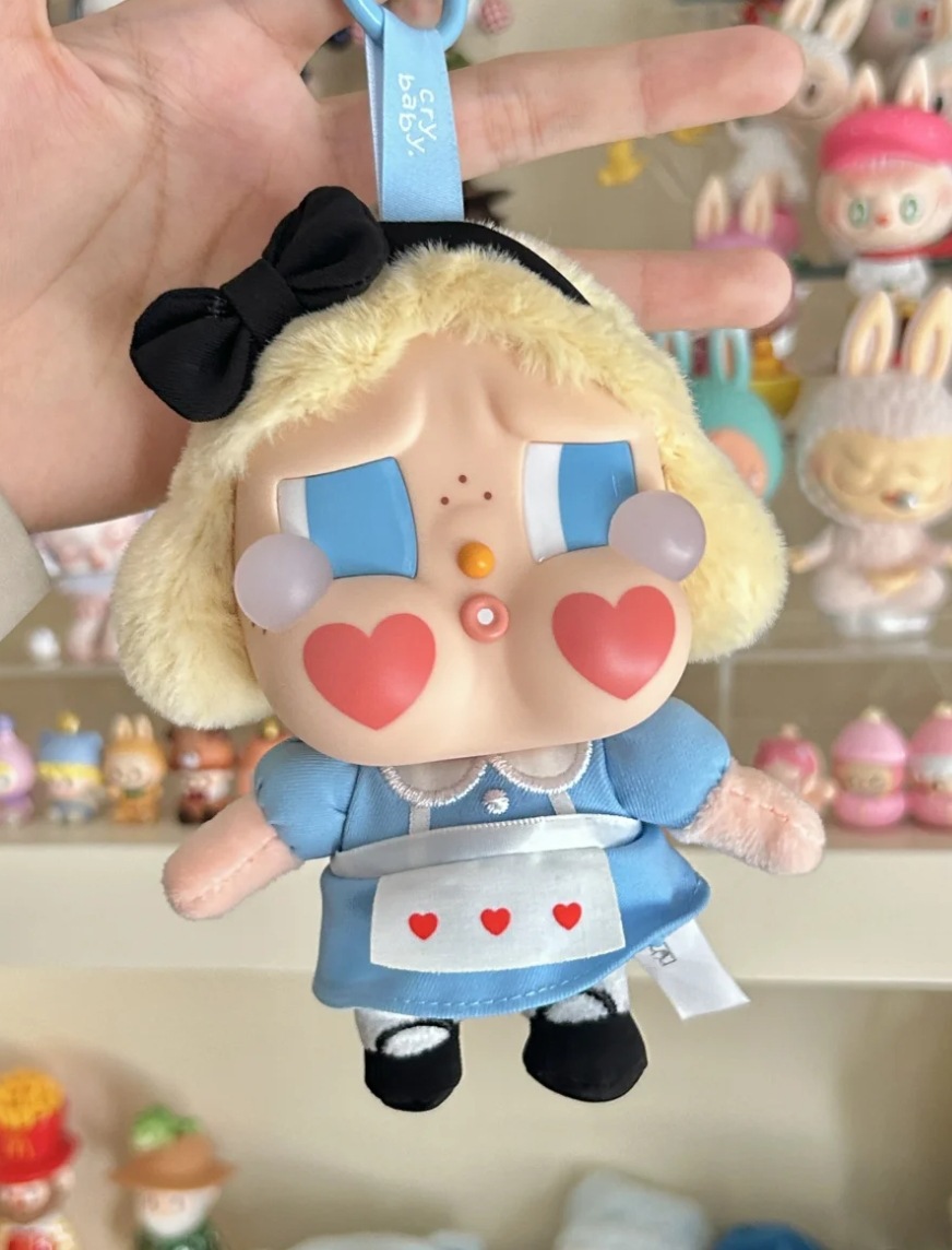 CRYBABY 眼泪工厂系列盲盒搪胶可爱哭娃公仔玩偶毛绒潮流挂件玩具详情5