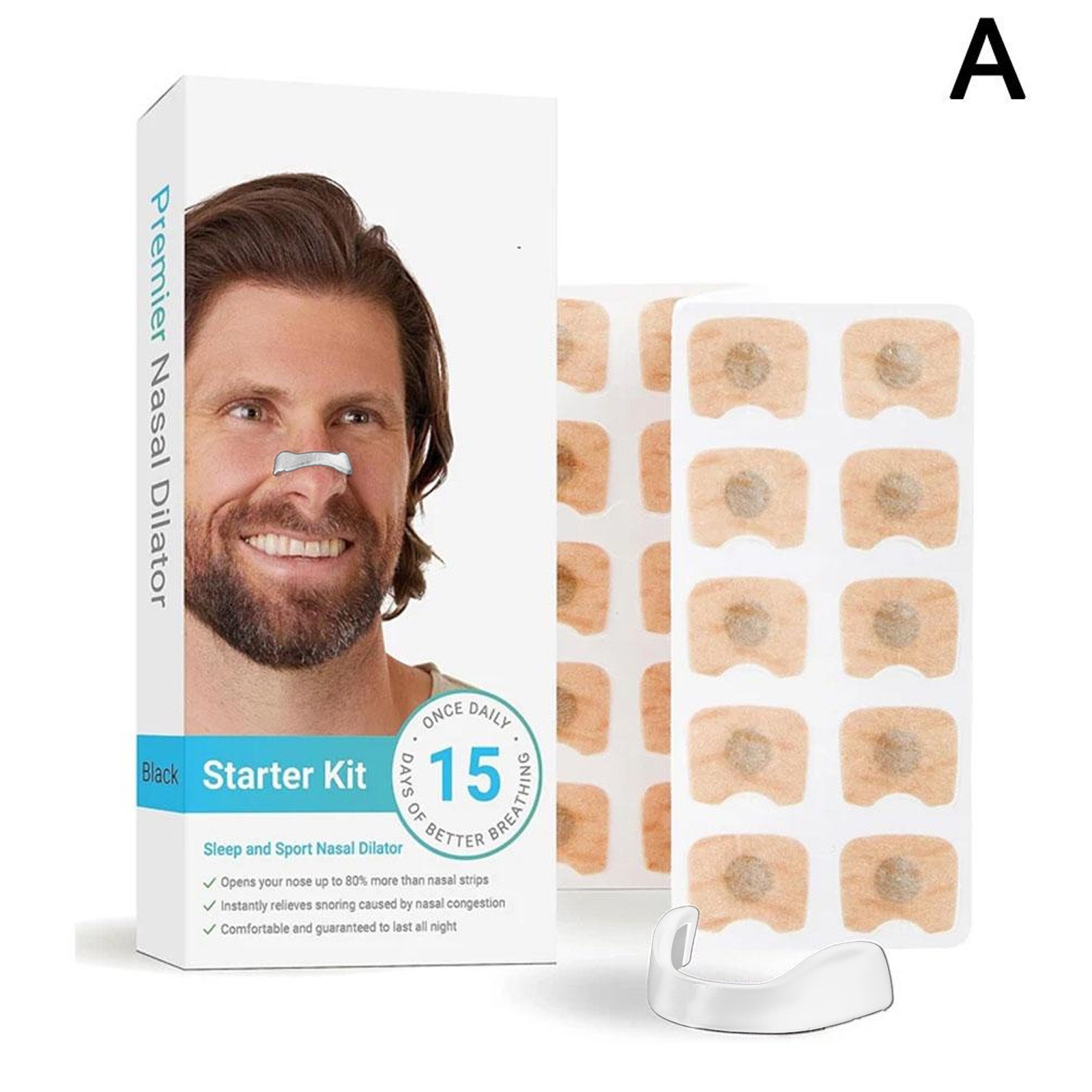 跨境爆款鼻呼吸扩张器鼻塞运动通气鼻贴鼻孔intak磁性鼻腔鼻带