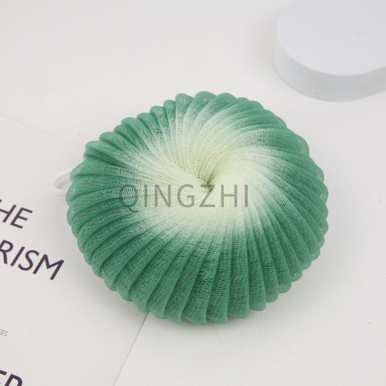 【 Qingzhi 】 Direct sales of Japanese-style soft bath, massage, bath, scrubbing and back rubbing bath balls from the conch Bath ball manufacturer