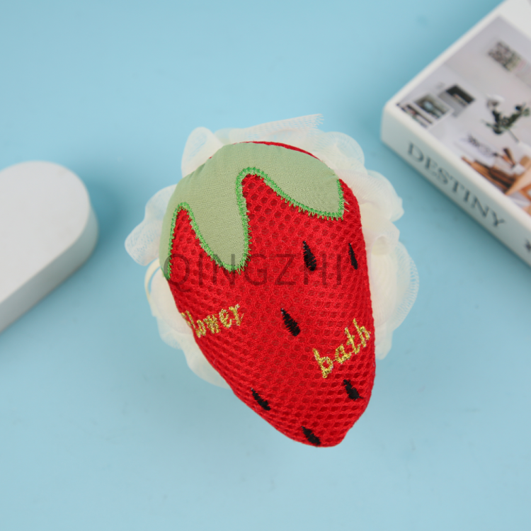 【 Qingzhi 】 Cute doll rabbit cartoon bath ball and bath flower factory direct sales of large quantities of foaming bath products for cleaning the skin