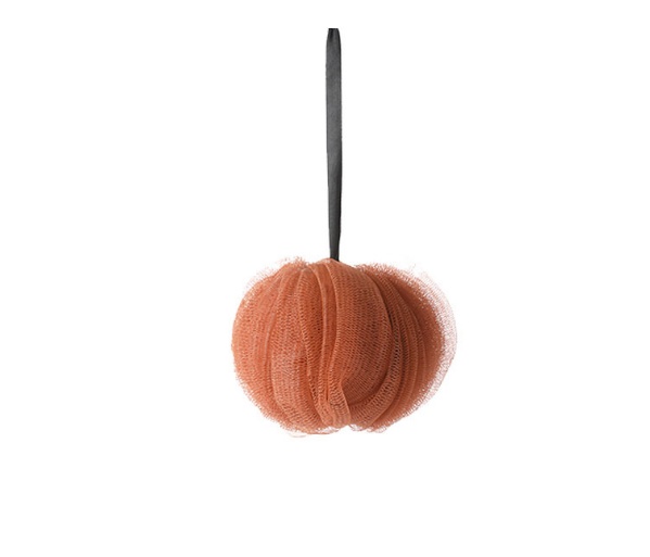 【 Qingzhi 】 Amazon 60g Super Large Pumpkin Bath Flower thickened Foot Bath Super Soft Bath Ball direct supply from the manufacturer, Japanese style pic 5