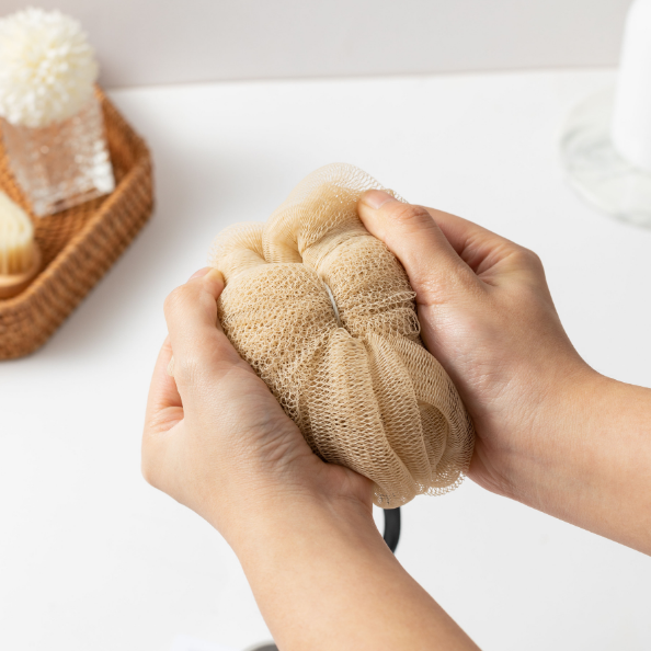 【 Qingzhi 】 Amazon 60g Super Large Pumpkin Bath Flower thickened Foot Bath Super Soft Bath Ball direct supply from the manufacturer, Japanese style
