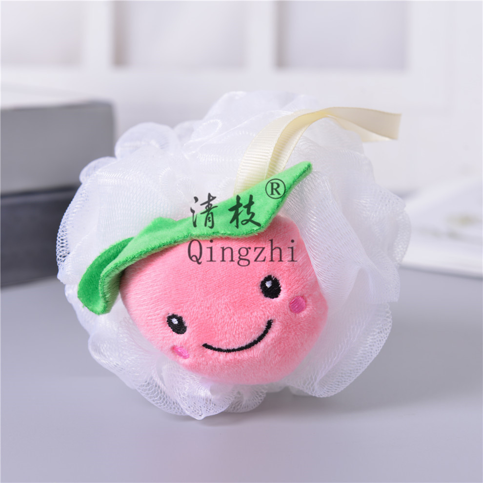 Children's bath balls, bath flowers, cute bath balls, bath balls, cartoon bath bubbles, super soft scrubbing balls, 40g bath products Specification image