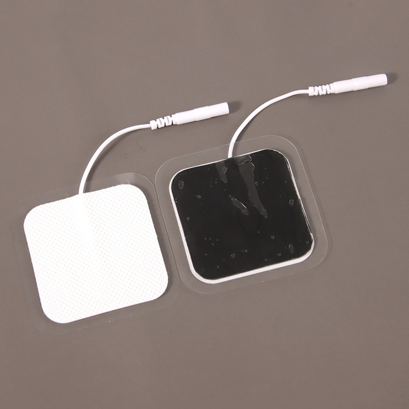 5*5按摩贴片插针式无纺布电极加胶电极片自粘胸肌贴电极贴片