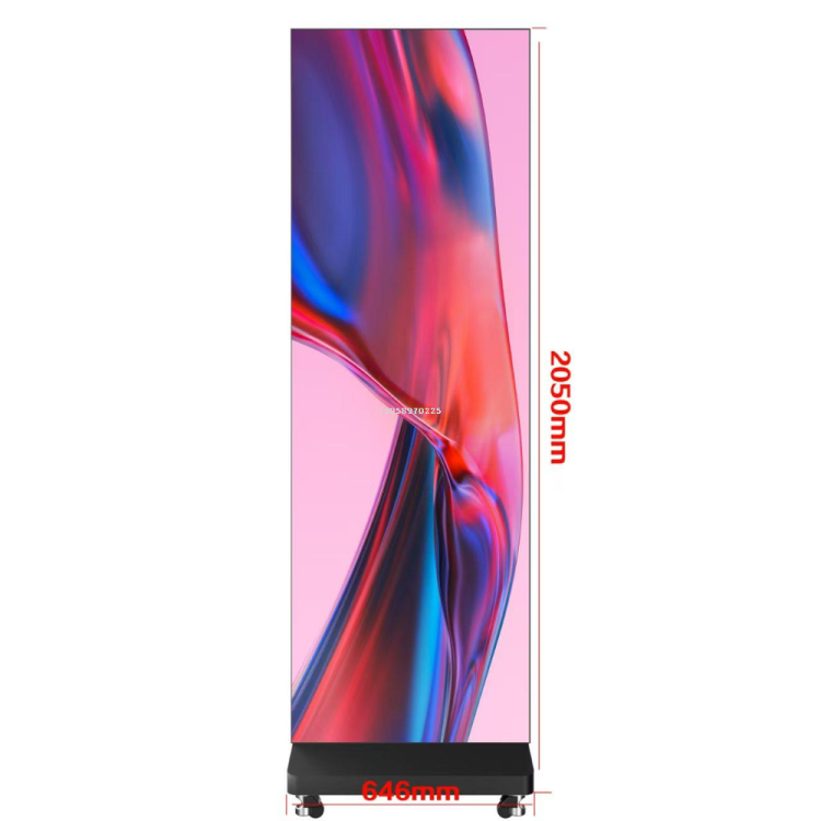 便捷式显示器/立式指示牌/触摸屏电子白板/广告牌细节图