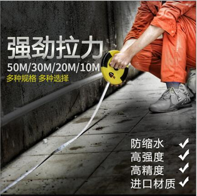 Persian tool tape measure, waterproof flexible tape measure, measuring ruler, 10m, 20m, 30m, 50m fiber tape measure, flexible tape measure, meter measure details Picture