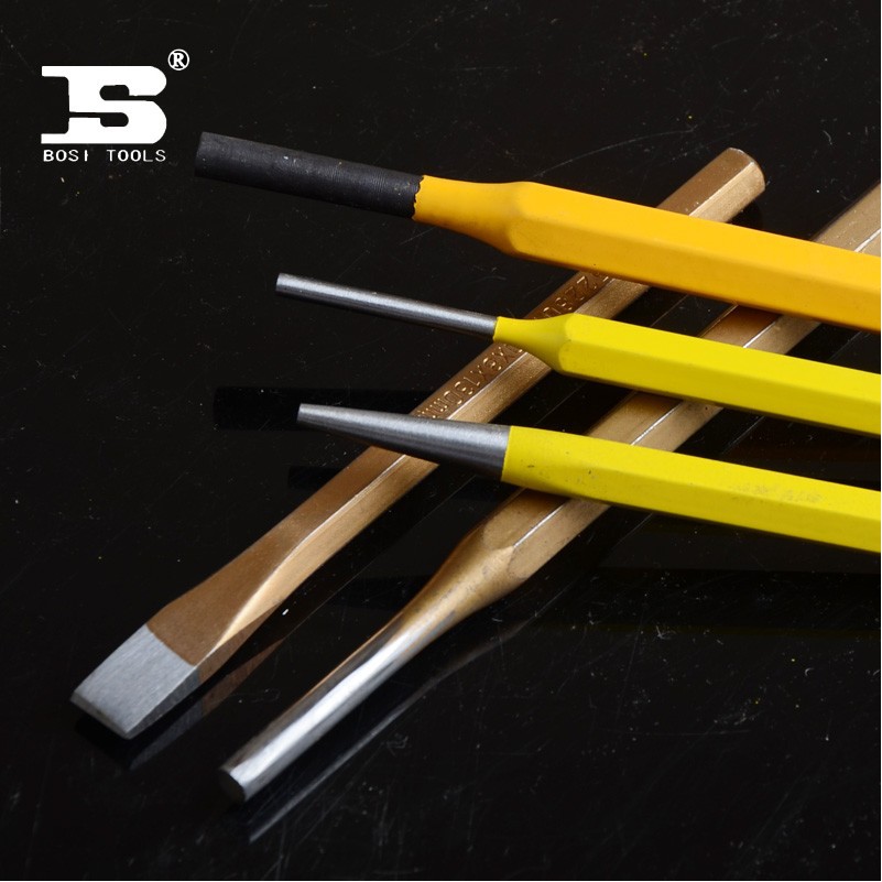 Persian iron chisel, flat chisel, center chisel, cylindrical chisel, tip chisel, steel chisel, stonemason, flat chisel, iron chisel, steel chisel