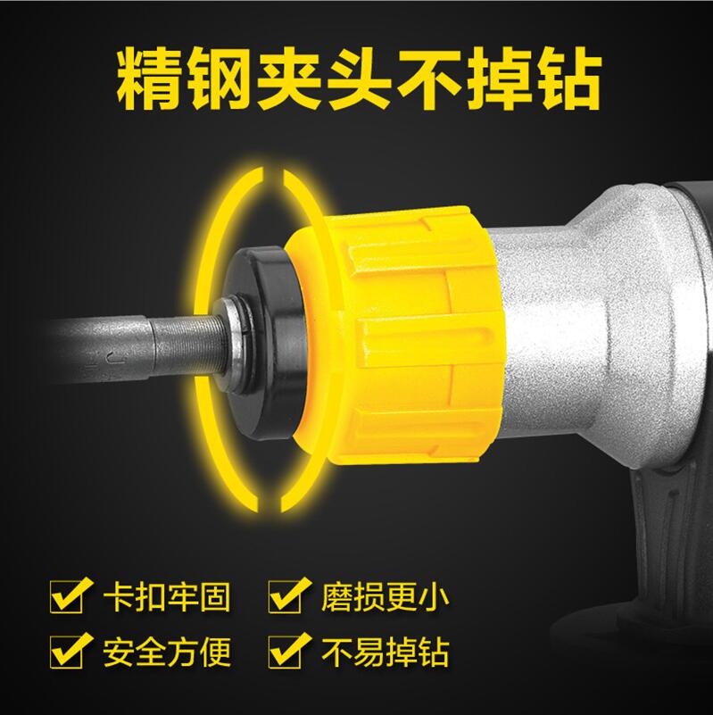 Persian single-purpose electric hammer, electric pick, electric drill, multi-functional household wall-dismantling tool, concrete dual-purpose impact drill, three-function details Picture