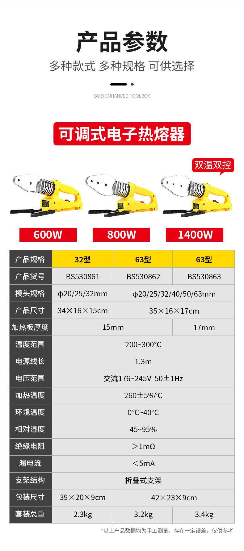 Persian dual-temperature adjustable hot melt machine, ppr hot melt machine, welding machine, 1500Wppr water pipe hot melt machine, genuine product pic 10