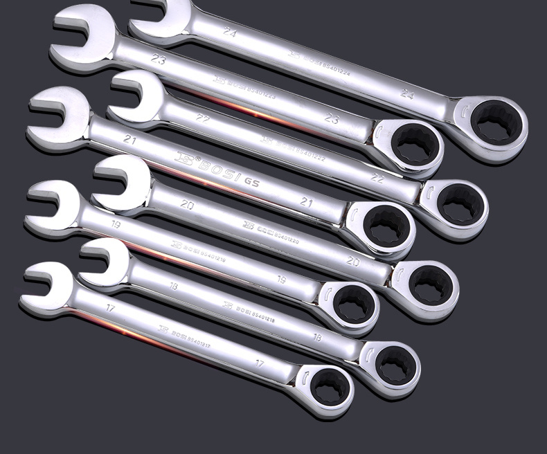 Persian quick ratchet wrench, automatic ratchet dual-purpose wrench, open-end machine hand quick wrench tool pic 10