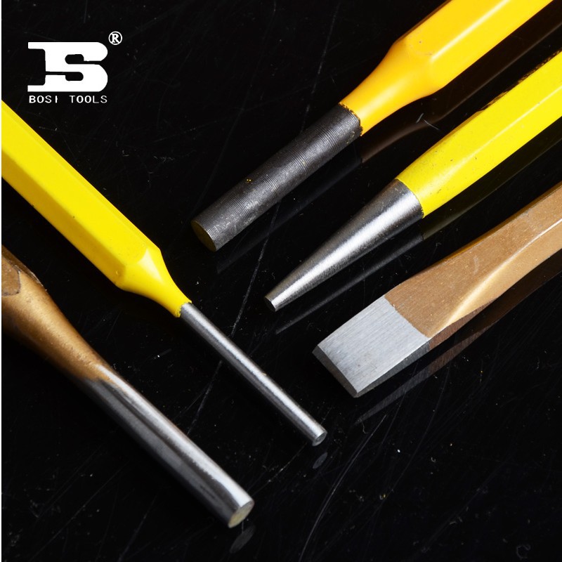 Persian iron chisel, flat chisel, center chisel, cylindrical chisel, tip chisel, steel chisel, stonemason, flat chisel, iron chisel, steel chisel details Picture