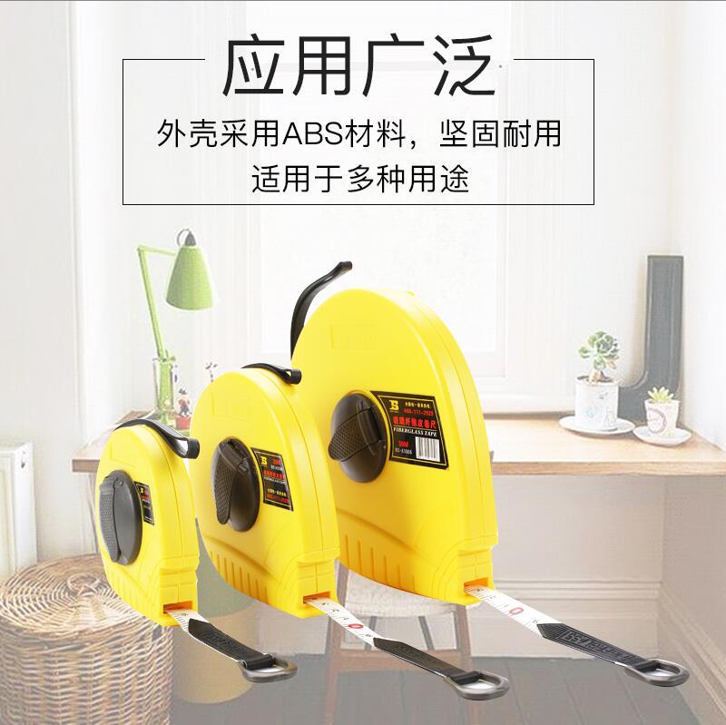 Persian tool tape measure, waterproof flexible tape measure, measuring ruler, 10m, 20m, 30m, 50m fiber tape measure, flexible tape measure, meter measure Specification image