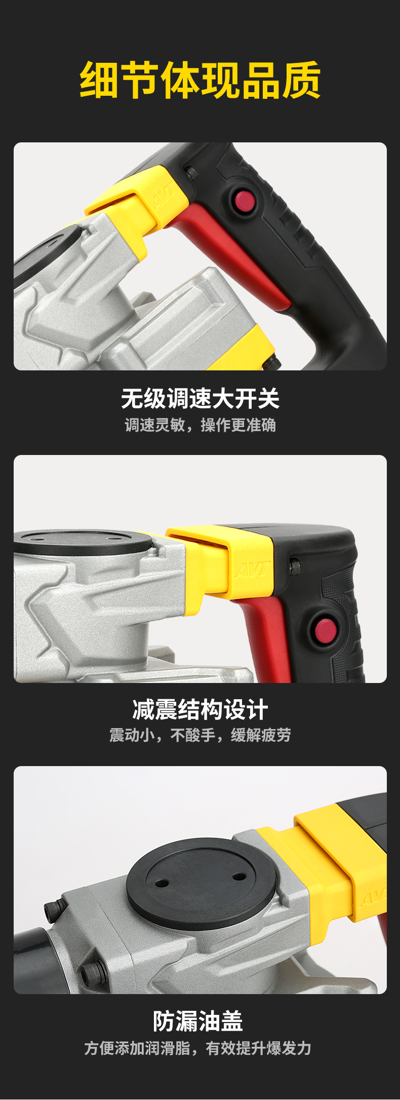 Persian electric pickaxe 95 industrial grade high power 115 single-use 65 for large professional heavy concrete demolition projects pic 11