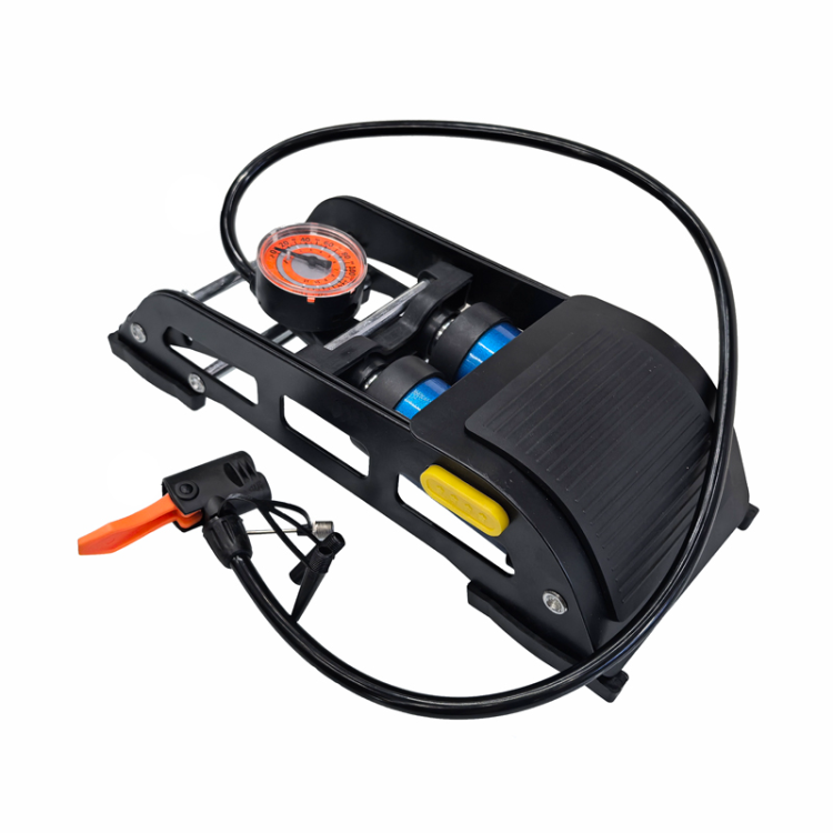 FP445S dual-tube foot-operated air cylinder, foot-operated dual-cylinder air cylinder, foot-operated air cylinder and air pump for automobiles, motorcycles and bicycles Specification image