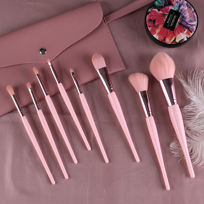 工厂直销新款8支化妆刷套装散粉腮红刷美妆工具全套软毛化妆刷子