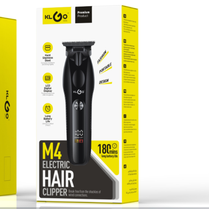 KLGO M4 hair clipper is suitable for both adults and children. It features intelligent adjustment and ultra-quiet design for a more free haircut. It is an electric shaver Application Scenario