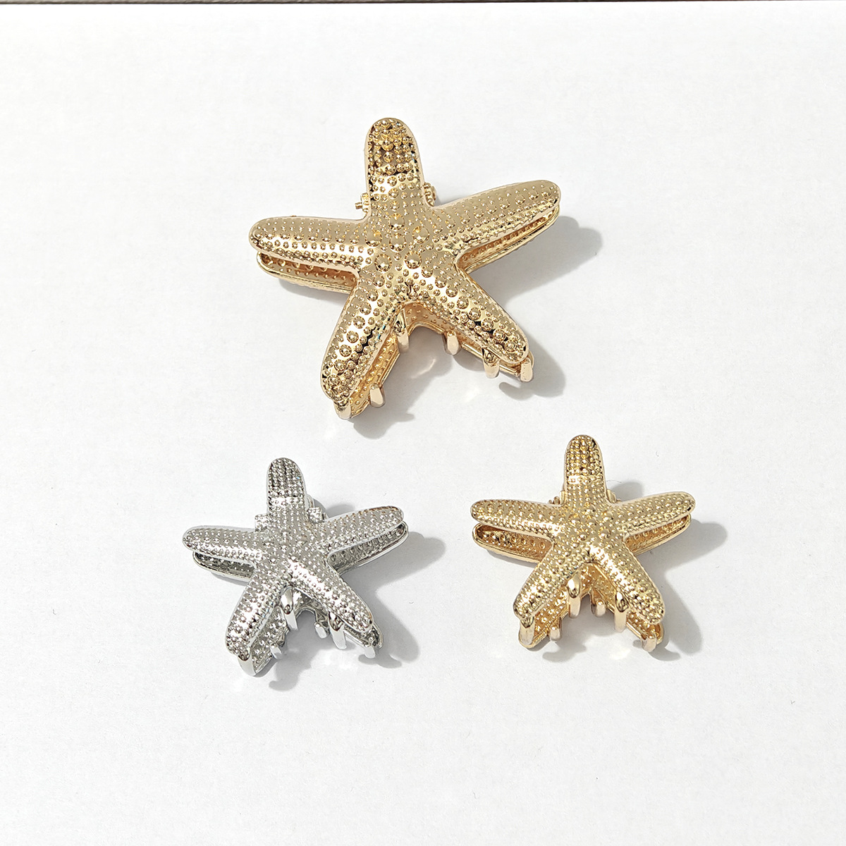 欧美抓夹盘发鲨鱼夹海星夹子跨境海螺发抓发夹头饰发饰详情5