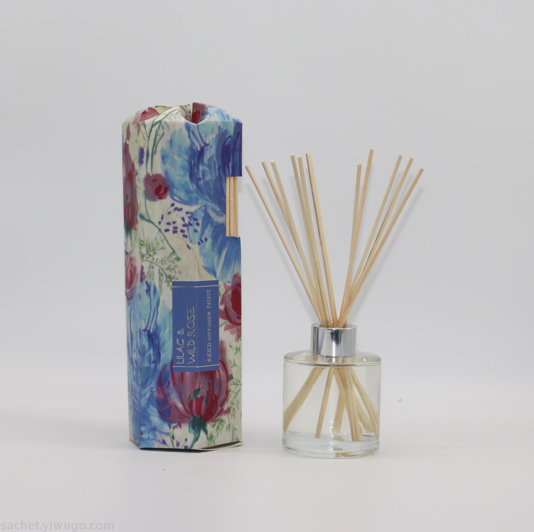 Flameless aromatherapy essential oil set, rattan aromatherapy for indoor, room and bedroom perfumes to remove odors and smells Specification image
