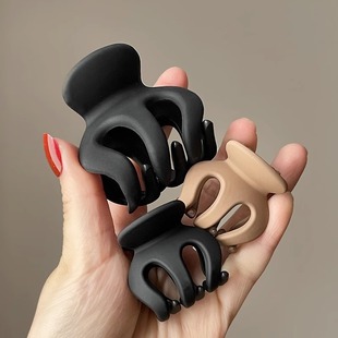 蝴蝶结简约发夹大号盘发抓夹女后脑勺头发夹子气质鲨鱼夹发抓韩式详情7