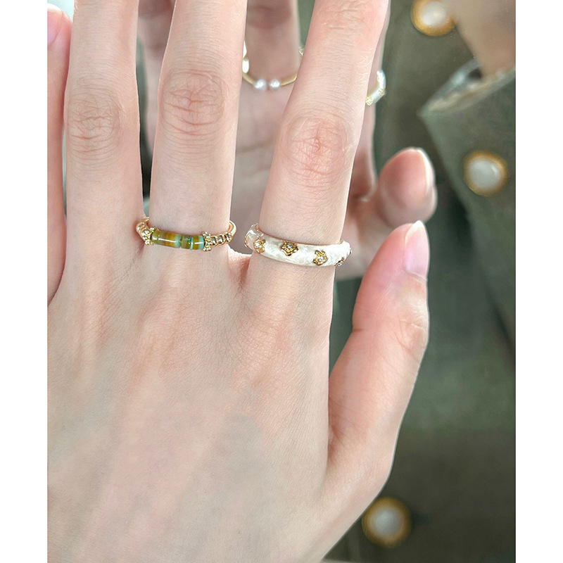 New Chinese-style rabbit oil-dripping open ring, niche and unique index finger ring, fashionable and versatile, high-end ring wholesale for women pic 13