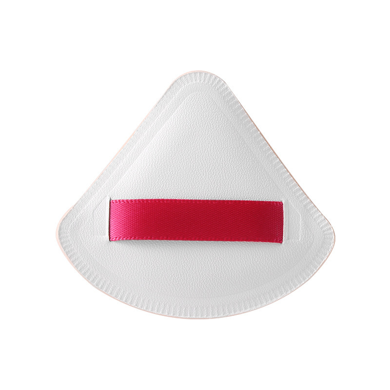The triangular cotton candy powder puff is super soft and does not absorb powder. It is a dry and wet dual-purpose air-like beauty tool pic 5