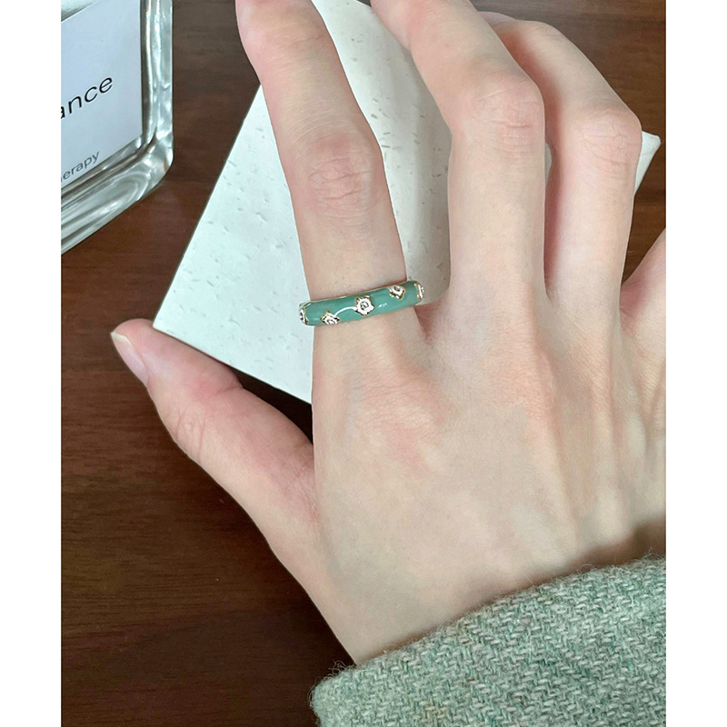 New Chinese-style rabbit oil-dripping open ring, niche and unique index finger ring, fashionable and versatile, high-end ring wholesale for women pic 28